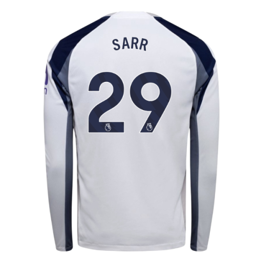 2025-2026 Tottenham Long Sleeve Home Shirt (Sarr 29) 2025-2026 Tottenham Long Sleeve Home Shirt (Sarr 29)
