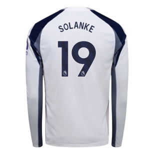 2025-2026 Tottenham Long Sleeve Home Shirt (Solanke 19)