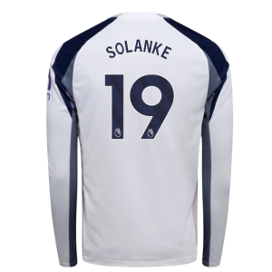 2025-2026 Tottenham Long Sleeve Home Shirt (Solanke 19)