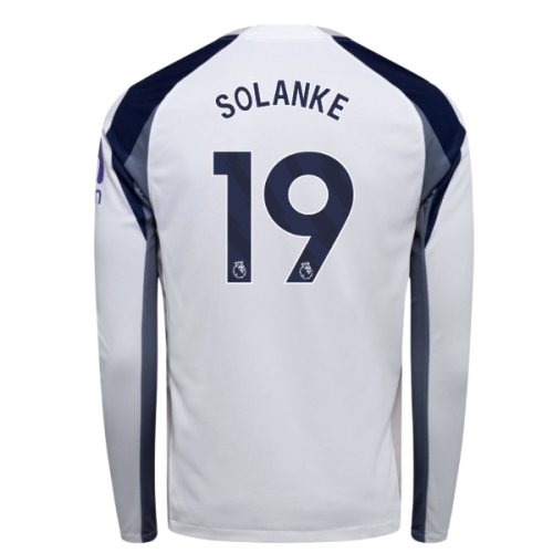 2025-2026 Tottenham Long Sleeve Home Shirt (Solanke 19)