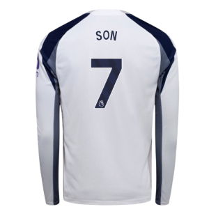 2025-2026 Tottenham Long Sleeve Home Shirt (Son 7)
