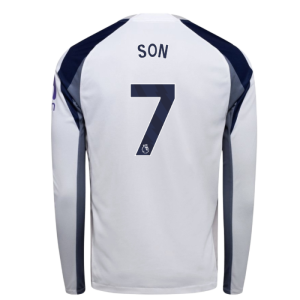 2025-2026 Tottenham Long Sleeve Home Shirt (Son 7)