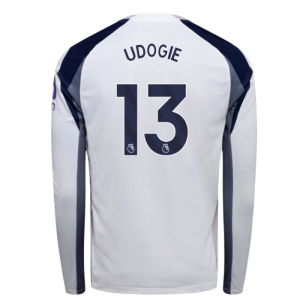2025-2026 Tottenham Long Sleeve Home Shirt (Udogie 13)