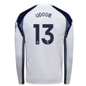 2025-2026 Tottenham Long Sleeve Home Shirt (Udogie 13)