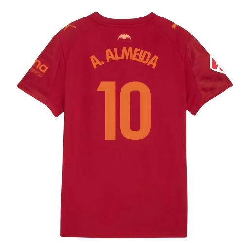2025-2026 Valencia Away Shirt (A. Almeida 10)