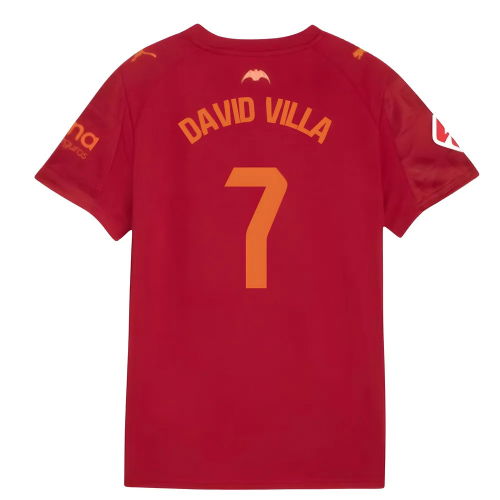 2025-2026 Valencia Away Shirt (David Villa 7)
