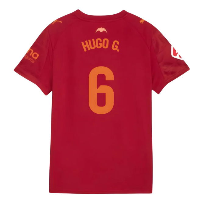 2025-2026 Valencia Away Shirt (Hugo G. 6)
