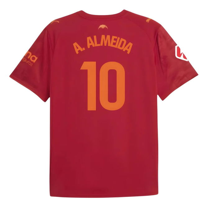 2025-2026 Valencia Away Shirt (Kids) (A. Almeida 10)