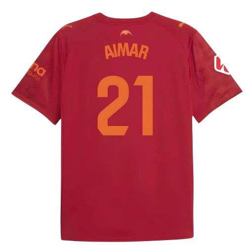 2025-2026 Valencia Away Shirt (Kids) (Aimar 21)