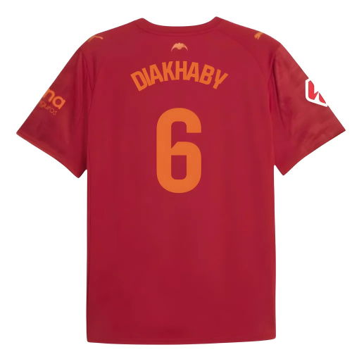 2025-2026 Valencia Away Shirt (Kids) (Diakhaby 6)
