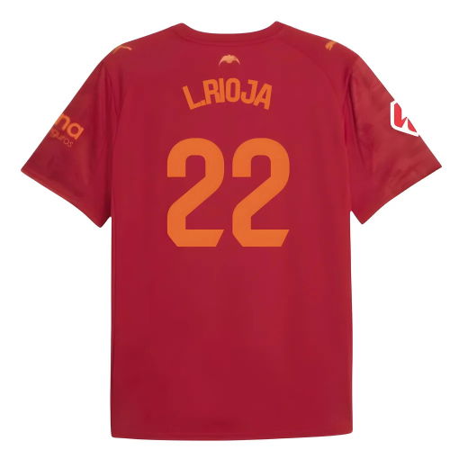 2025-2026 Valencia Away Shirt (Kids) (L.Rioja 22)