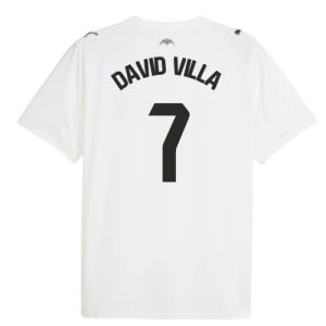 2025-2026 Valencia Home Shirt (David Villa 7)