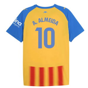 2025-2026 Valencia Third Shirt (A. Almeida 10)