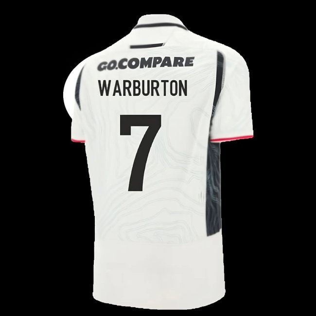 2025-2026 Wales Away Replica Rugby Shirt (Warburton 7)