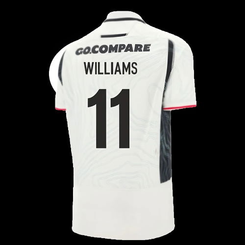 2025-2026 Wales Away Replica Rugby Shirt (Williams 11)