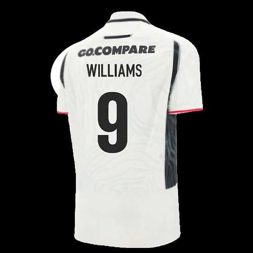 2025-2026 Wales Away Replica Rugby Shirt (Williams 9)