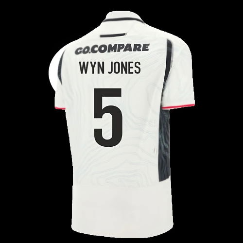2025-2026 Wales Away Replica Rugby Shirt (Wyn Jones 5)