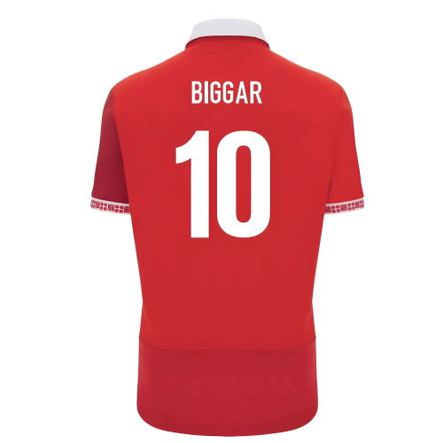 2025-2026 Wales WRU Home Cotton Rugby Shirt (Biggar 10)