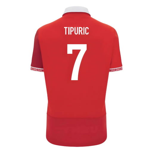 2025-2026 Wales WRU Home Cotton Rugby Shirt (Tipuric 7)