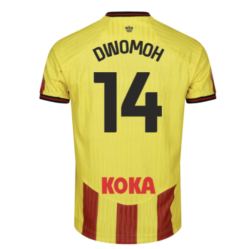 2025-2026 Watford Home Shirt (Dwomoh 14)