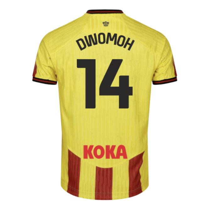2025-2026 Watford Home Shirt (Dwomoh 14)