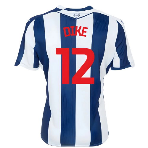2025-2026 West Brom WBA Home Shirt (Dike 12)