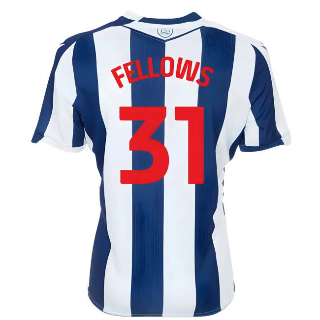 2025-2026 West Brom WBA Home Shirt (Fellows 31)