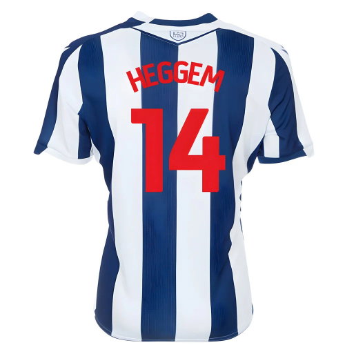 2025-2026 West Brom WBA Home Shirt (Heggem 14)