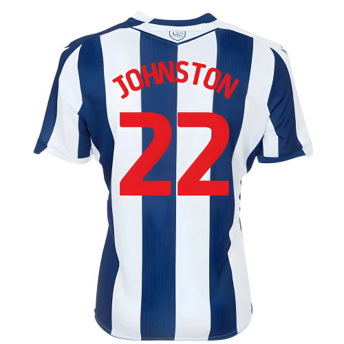2025-2026 West Brom WBA Home Shirt (Johnston 22)