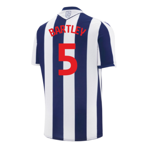 2025-2026 West Bromwich Albion WBA Home Shirt (Bartley 5)  2025-2026 West Bromwich Albion WBA Home Shirt (Bartley 5)