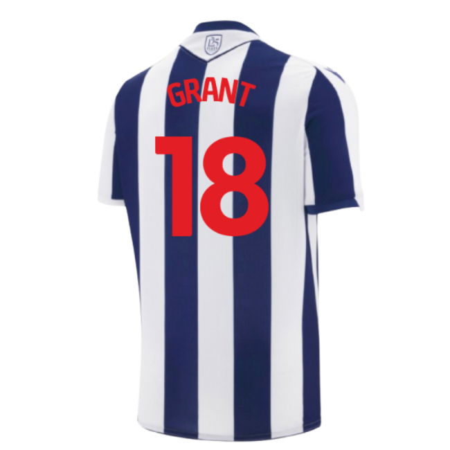 2025-2026 West Bromwich Albion WBA Home Shirt (Grant 18)