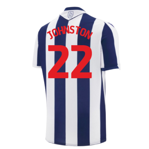 2025-2026 West Bromwich Albion WBA Home Shirt (Johnston 22)  2025-2026 West Bromwich Albion WBA Home Shirt (Johnston 22)