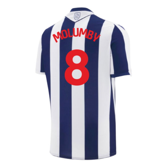 2025-2026 West Bromwich Albion WBA Home Shirt (Molumby 8)