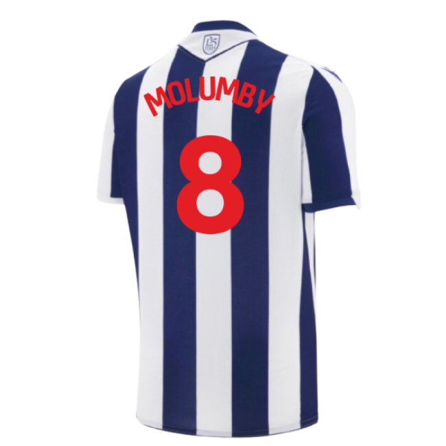 2025-2026 West Bromwich Albion WBA Home Shirt (Molumby 8)