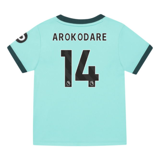 2025-2026 Wolves Away Infant Kit (Arokodare 14)