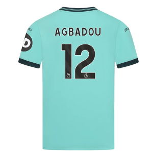 2025-2026 Wolves Away Shirt (Kids) (Agbadou 12)