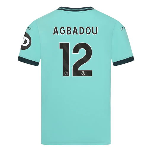 2025-2026 Wolves Away Shirt (Kids) (Agbadou 12)