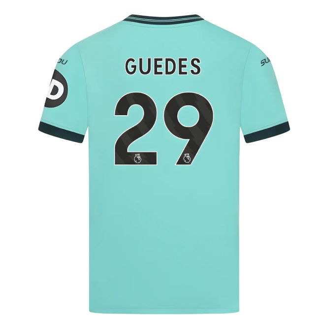 2025-2026 Wolves Away Shirt (Kids) (Guedes 29)