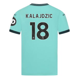 2025-2026 Wolves Away Shirt (Kids) (Kalajdzic 18)