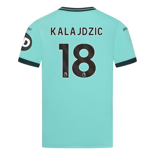 2025-2026 Wolves Away Shirt (Kids) (Kalajdzic 18)