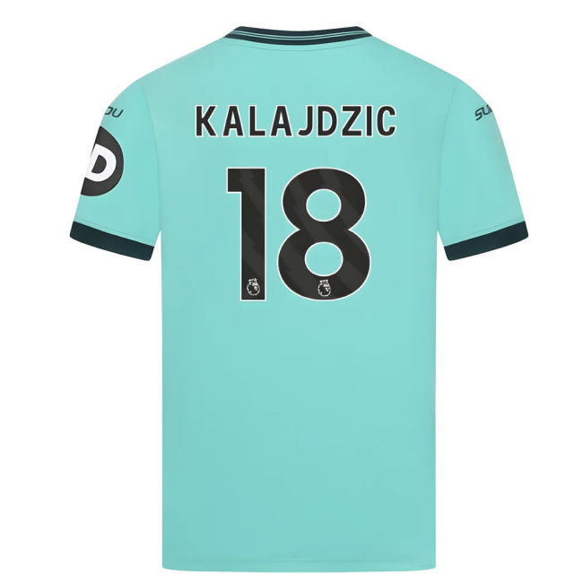 2025-2026 Wolves Away Shirt (Kids) (Kalajdzic 18)