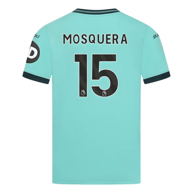 2025-2026 Wolves Away Shirt (Kids) (Mosquera 15)