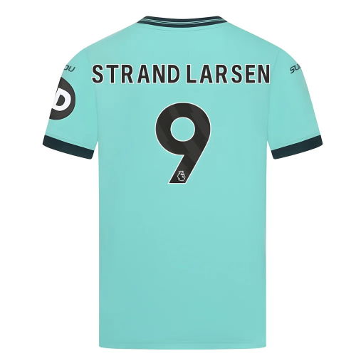 2025-2026 Wolves Away Shirt (Kids) (Strand Larsen 9)