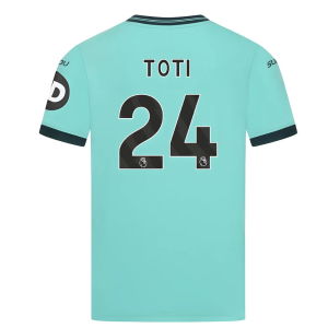 2025-2026 Wolves Away Shirt (Kids) (Toti 24)