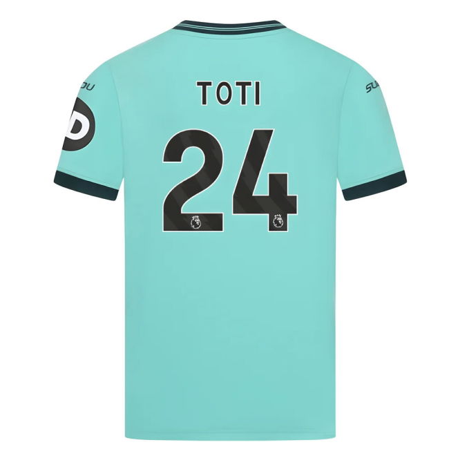 2025-2026 Wolves Away Shirt (Kids) (Toti 24)