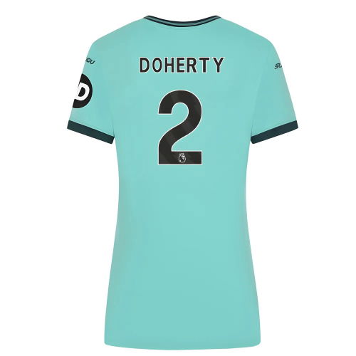 2025-2026 Wolves Away Shirt (Womens) (Doherty 2)