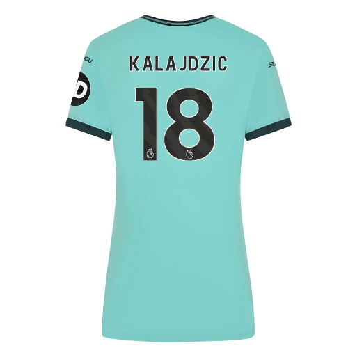 2025-2026 Wolves Away Shirt (Womens) (Kalajdzic 18)