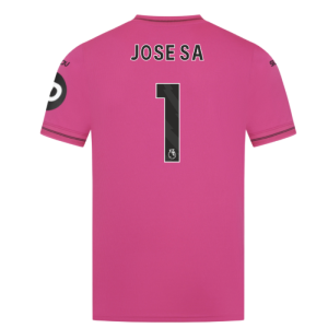 2025-2026 Wolves Goalkeeper Away Shirt (Pink) (Jose Sa 1)