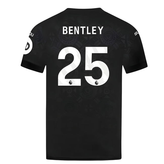 2025-2026 Wolves Goalkeeper Home Shirt (Black) (Bentley 25)