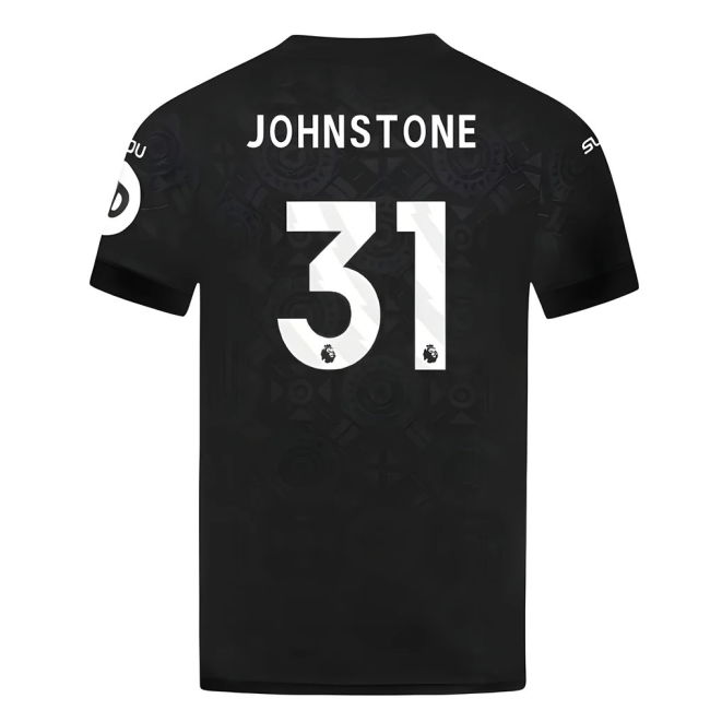 2025-2026 Wolves Goalkeeper Home Shirt (Black) (Johnstone 31)